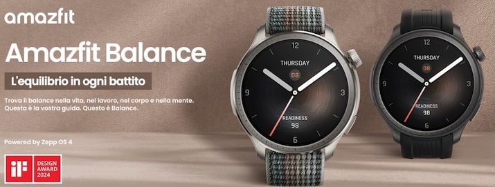 amazfit balance migliori smartwatch