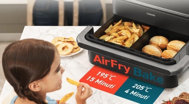 migliori friggitrici ad aria Cosori Dual Blaze Twinfry