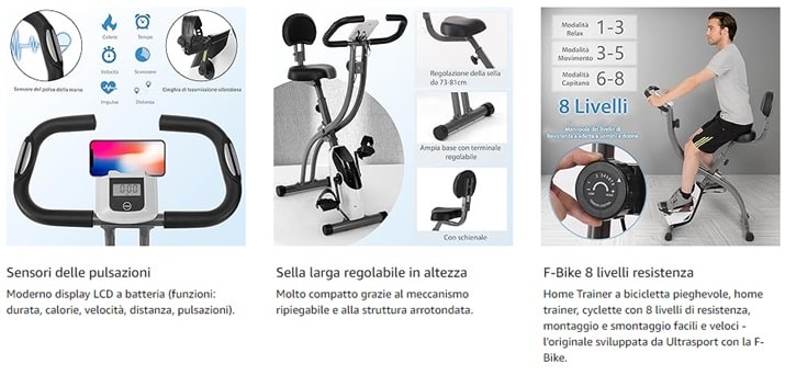 migliori cyclette Ultrasport F-Bike 200B