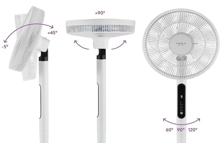 migliori ventilatori a piantana viola spring x9