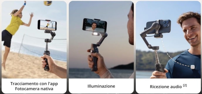 migliori gimbal per smartphone dji osmo mobile 7p
