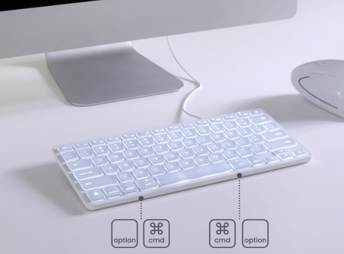 migliori tastiere per mac Perixx Periboard-332