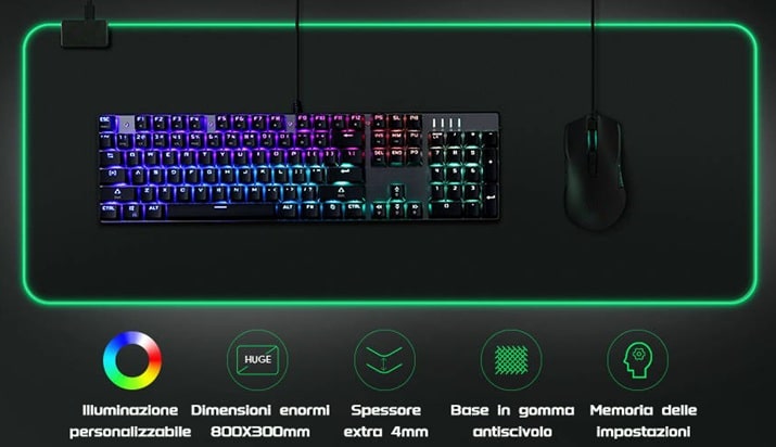 migliori tappetini per mouse da gaming easemo
