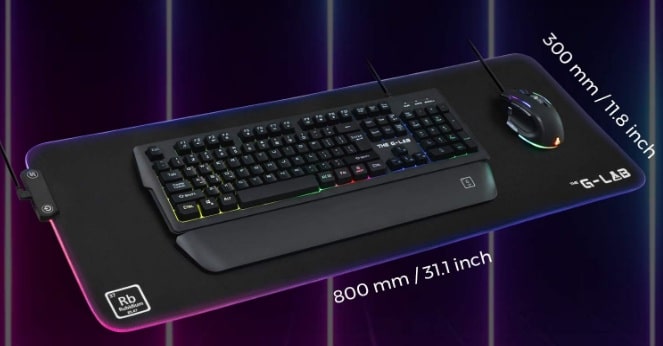 migliori tappetini per mouse da gaming The G-LAB Pad Rubidium