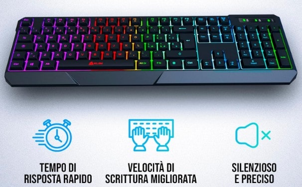 migliori tastiere per ps5 klim chroma