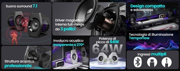 migliori altoparlanti da gaming edifier g2000 pro