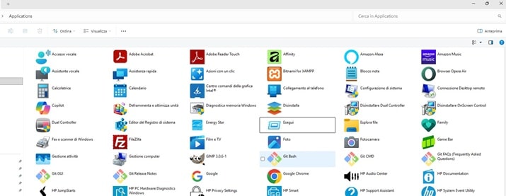 Come aggiungere un'app sul desktop di Windows dalla cartella Applicazioni