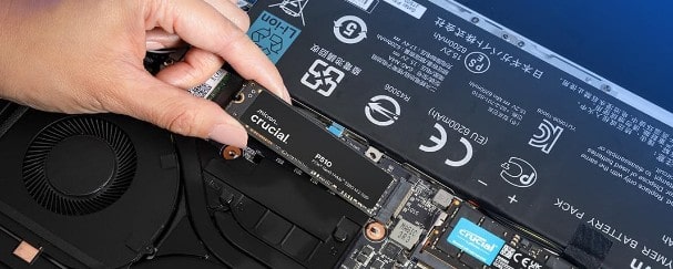 velocizzare un computer lento con ssd crucial p510