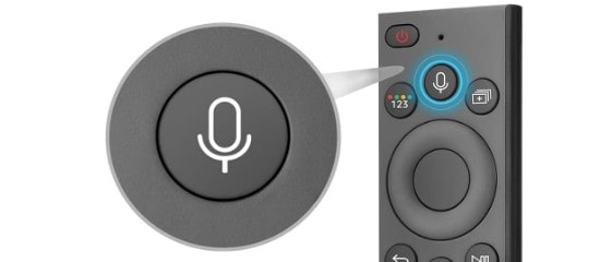 tasto microfono telecomando samsung tv