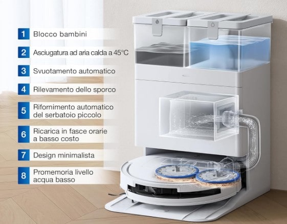 migliori robot aspirapolvere Ecovacs Deebot T50 Omni Gen2