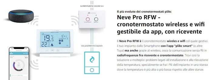 migliori termostati intelligenti Plikc Neve Pro RFW