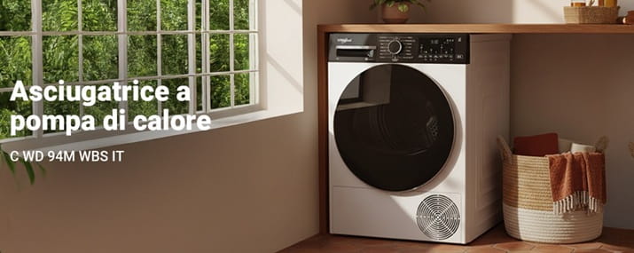 migliori asciugatrici Whirlpool C WD 94M WBS IT