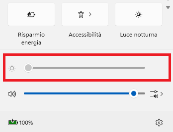 migliora la durata della batteria Windows 11 con la regolazione manuale della luminosità