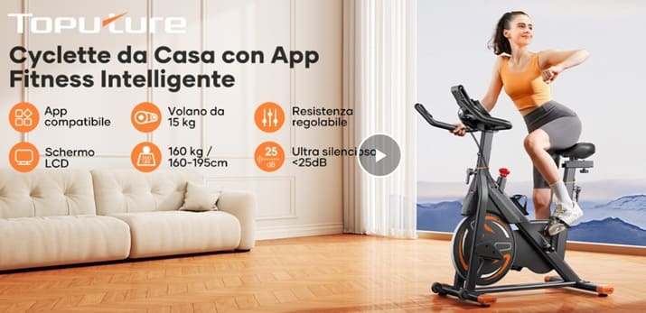 migliori cyclette Toputure TEB3