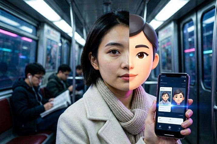 Trasformazione di una foto reale in avatar digitale in movimento tramite Gemini Omni