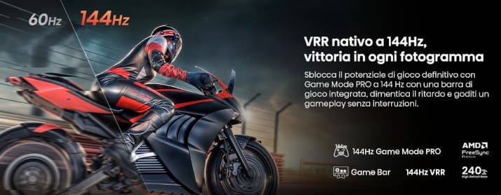 migliori tv da gaming Hisense U7 144 Hz