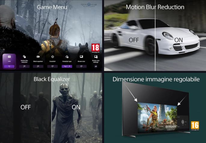 migliori tv da gaming sony bravia 8