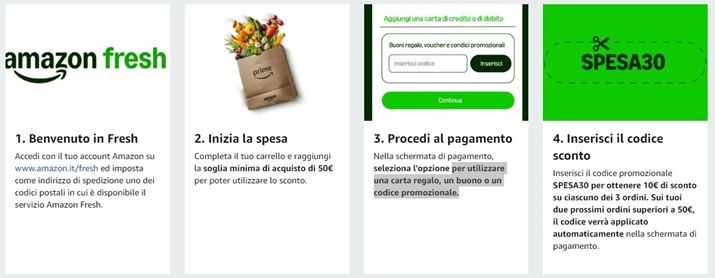 sconto amazon fresh 30€