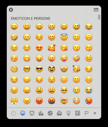 emoji simboli mac