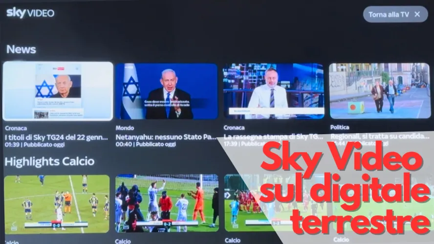sky video digitale terrestre