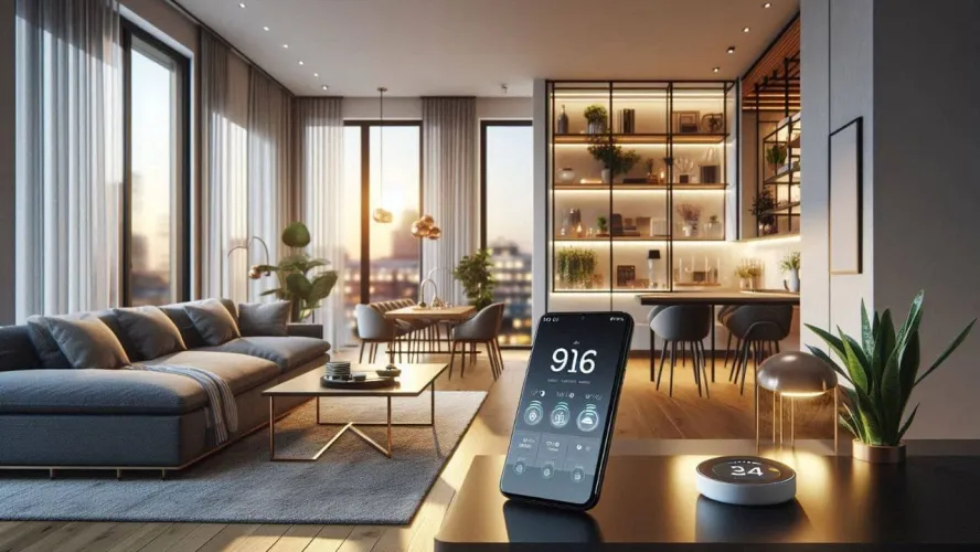 immagine che mostra come ridurre i consumi in bolletta con la smart home tramite pannelli di controllo e dispositivi connessi.