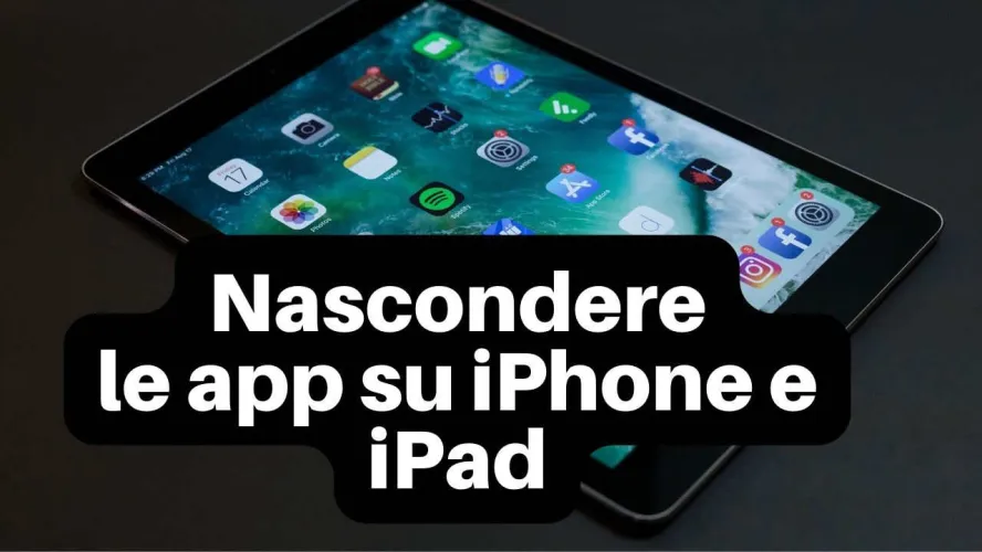 nascondere app iphone ipad