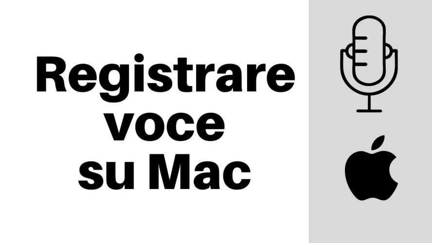 registrare audio su Mac
