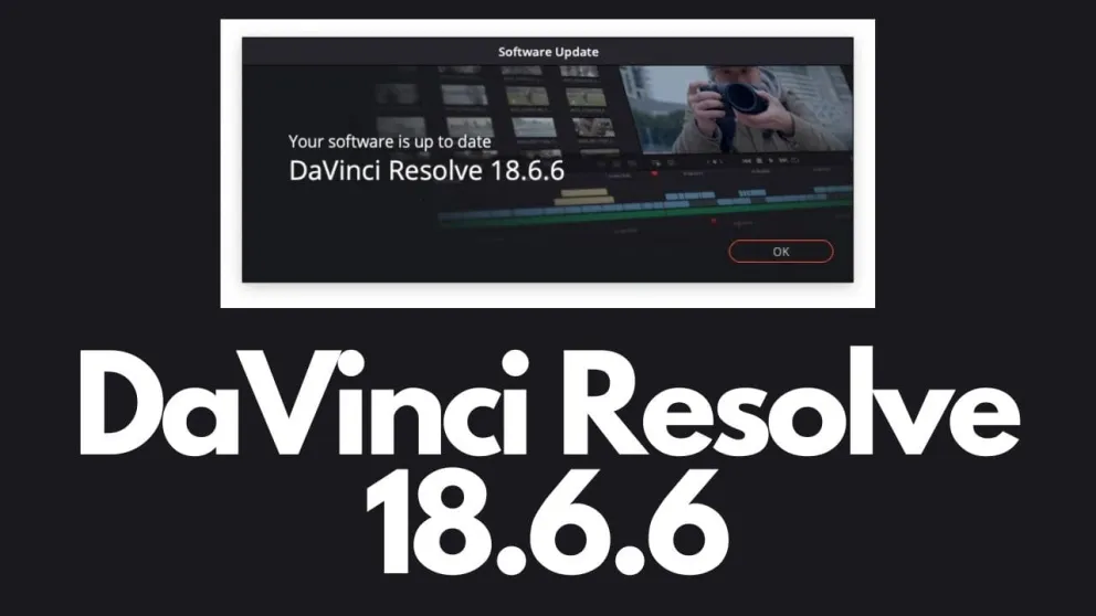 davinci resolve18.6.6