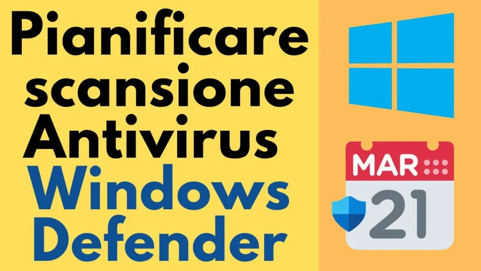 pianificare scansione windows defender