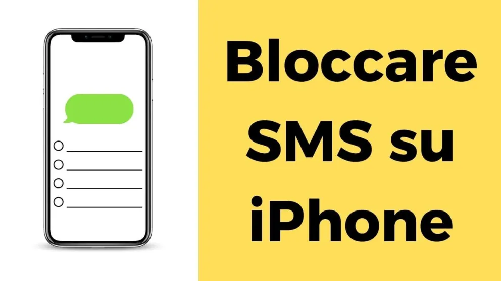 bloccare sms iphone