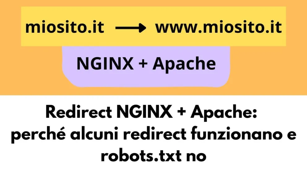redirect NGINX Apache