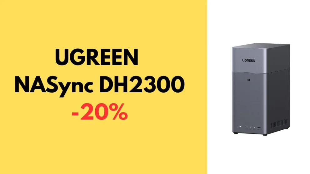sconto ugreen nasync dh2300