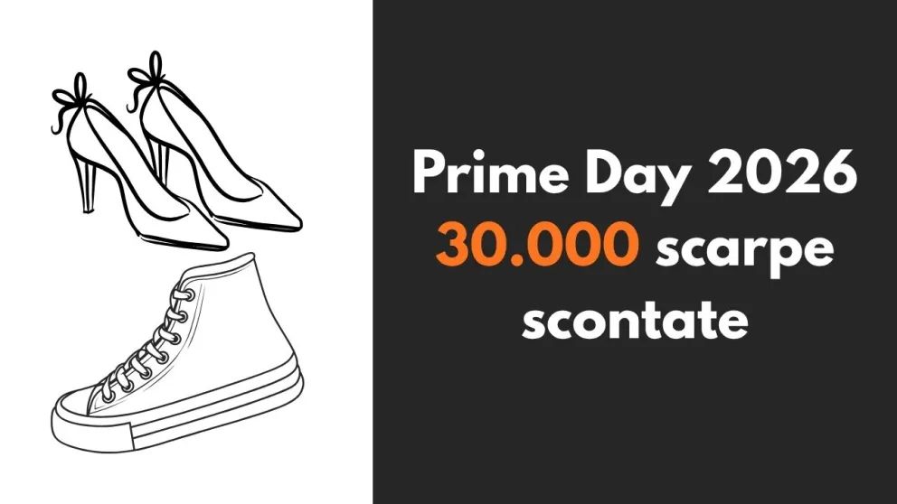 prime day scarpe 2026 sconti