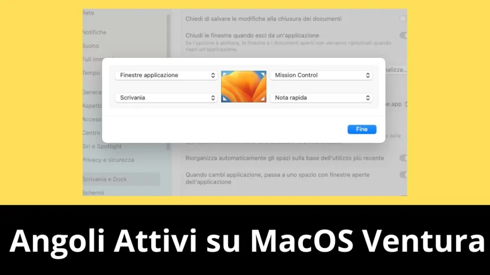 angoli attivi mac