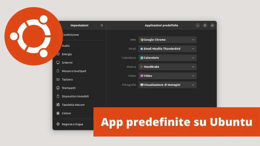 app predefinite ubuntu