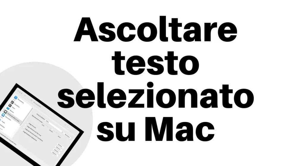 ascoltare testo mac