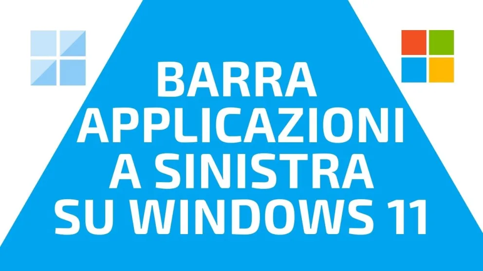 barra applicazioni sinistra windows 11