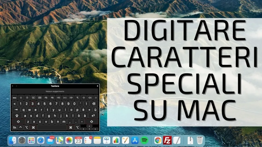 caratteri speciali mac