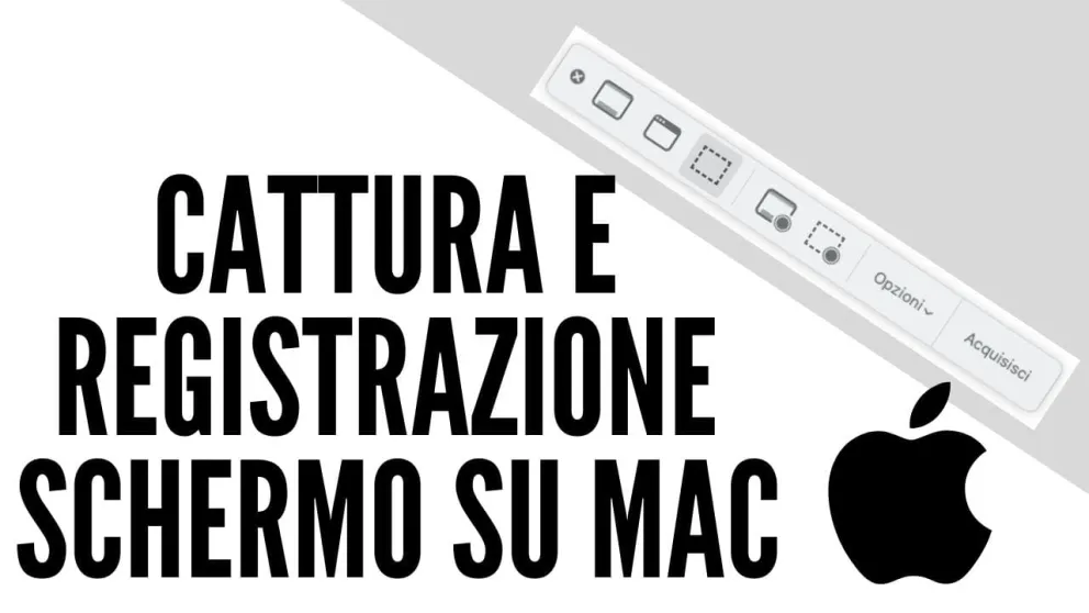 cattura registra schermo mac