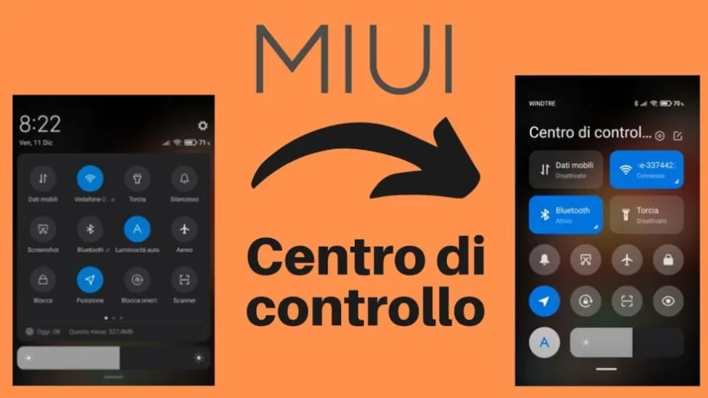 centro controllo miui
