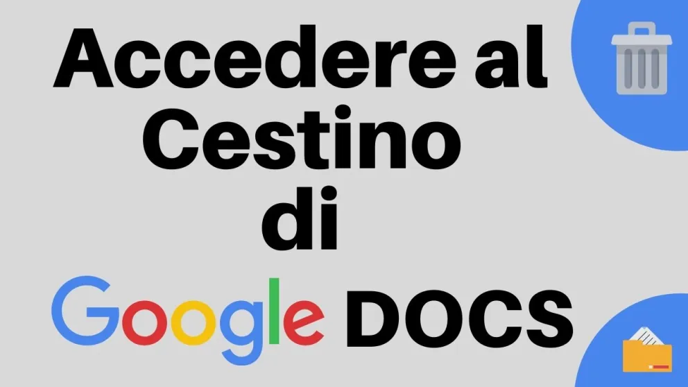 cestino google docs