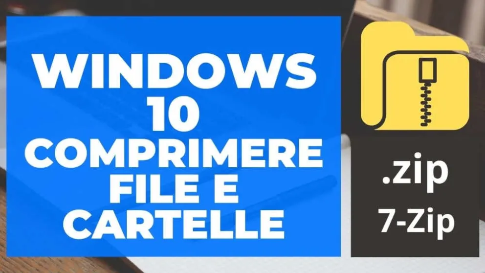 compressione file windows 10