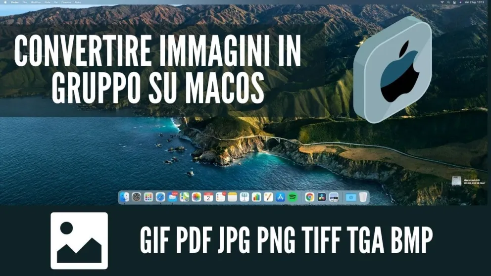 convertire immagini macos