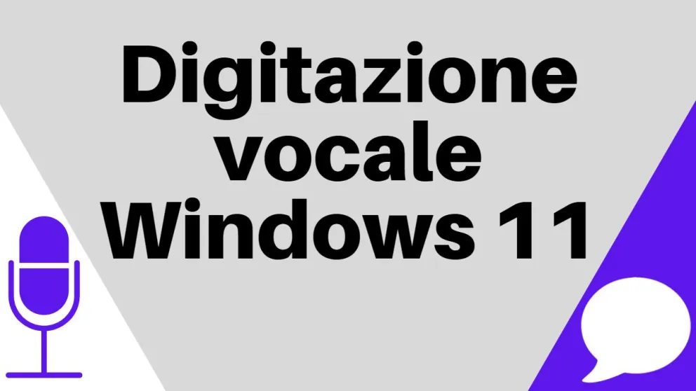 digitazione vocale windows 11