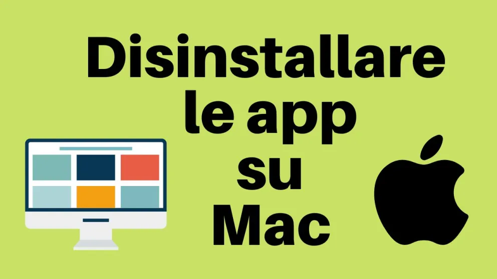 disinstallare app mac