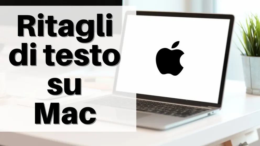 ritagli di testo su mac