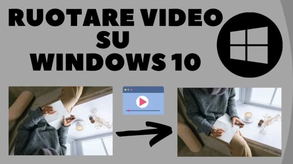 ruotare video su windows 10