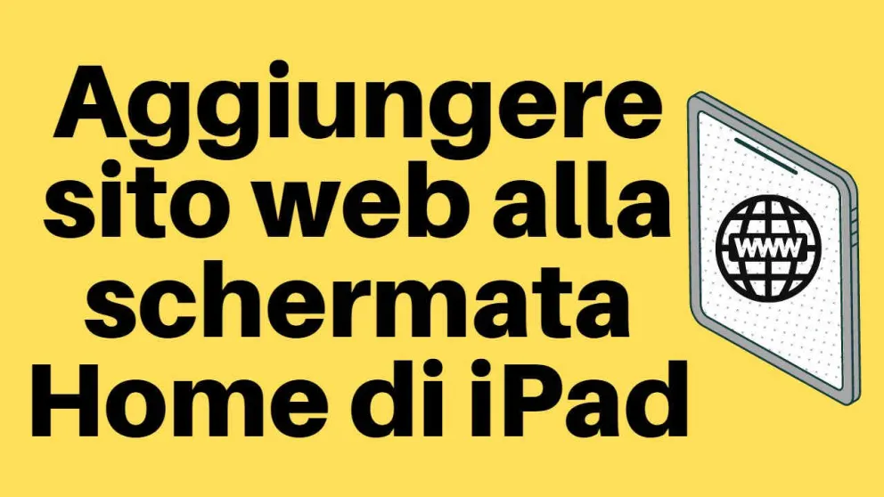 sito web home ipad