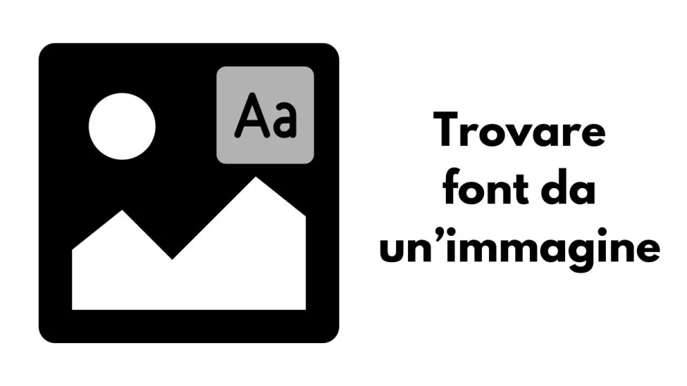 trovare font da un'immagine